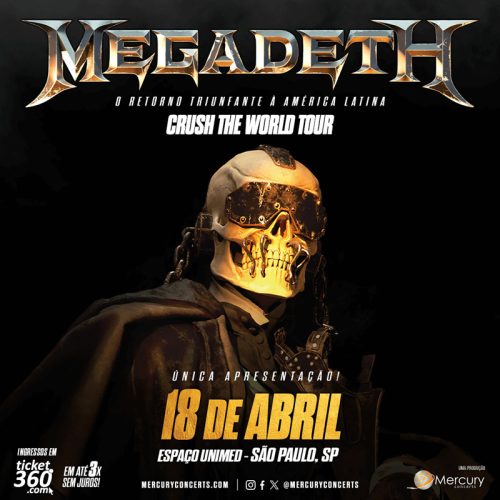 Megadeth prepara volta triunfal ao Brasil em 2024